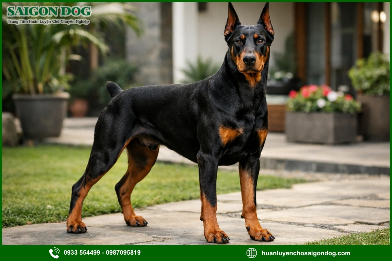 Quy trình đăng ký huấn luyện chó Doberman tại Sài Gòn Dog